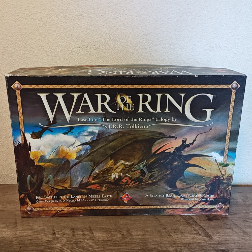 LOR Fantasy Flight War of the Ring Board Game Lord of the Rings 1st Ed Strategy